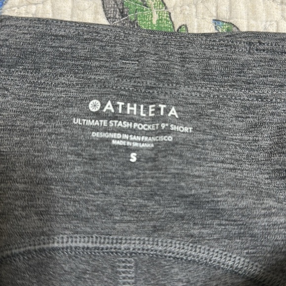 EUC Athleta Ultimate Stash Pocket 9” Biker Short Gray Small - Picture 5 of 6